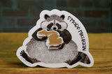 "S'more Michigan" Raccoon Sticker