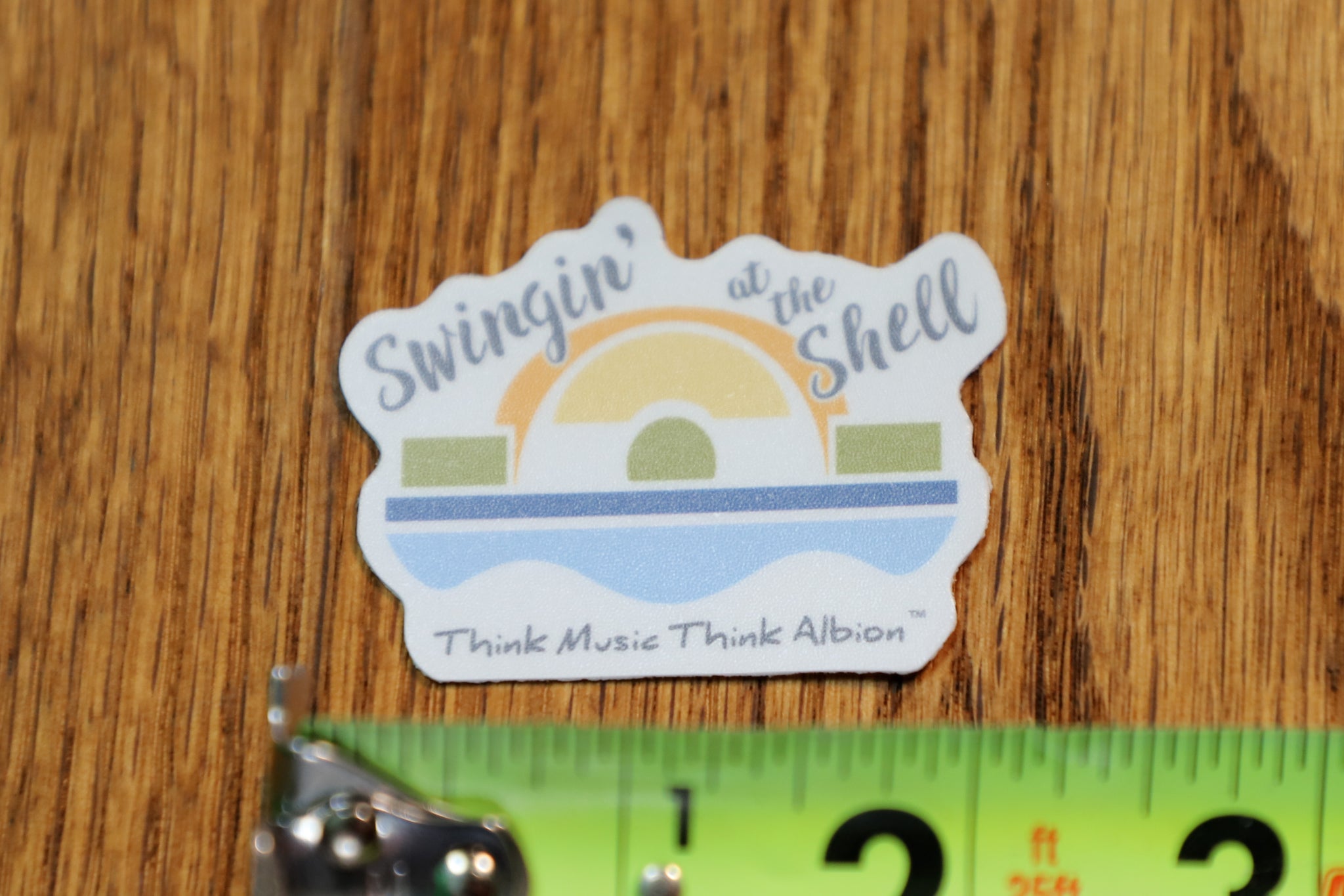 Swingin' at the Shell Sticker