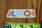 Albion Multicolored Sticker