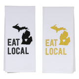 Eat Local Michigan Tea Towel